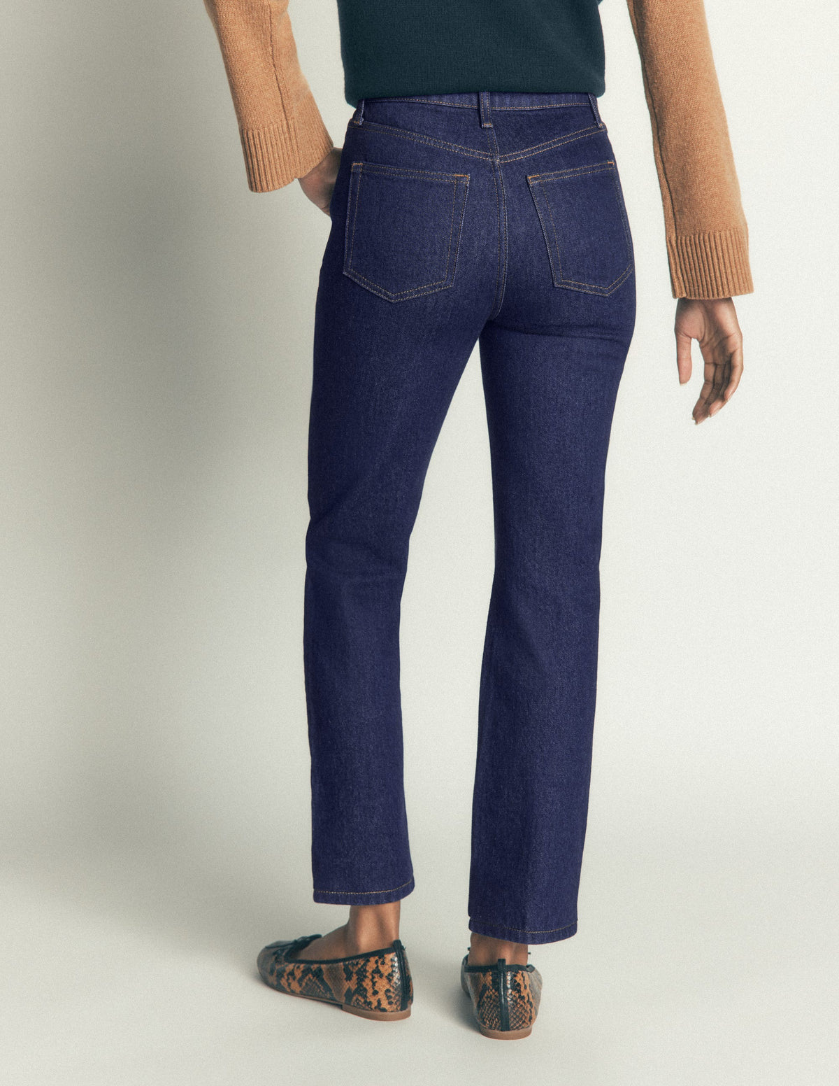 Jean slim taille haute-Indigo-3