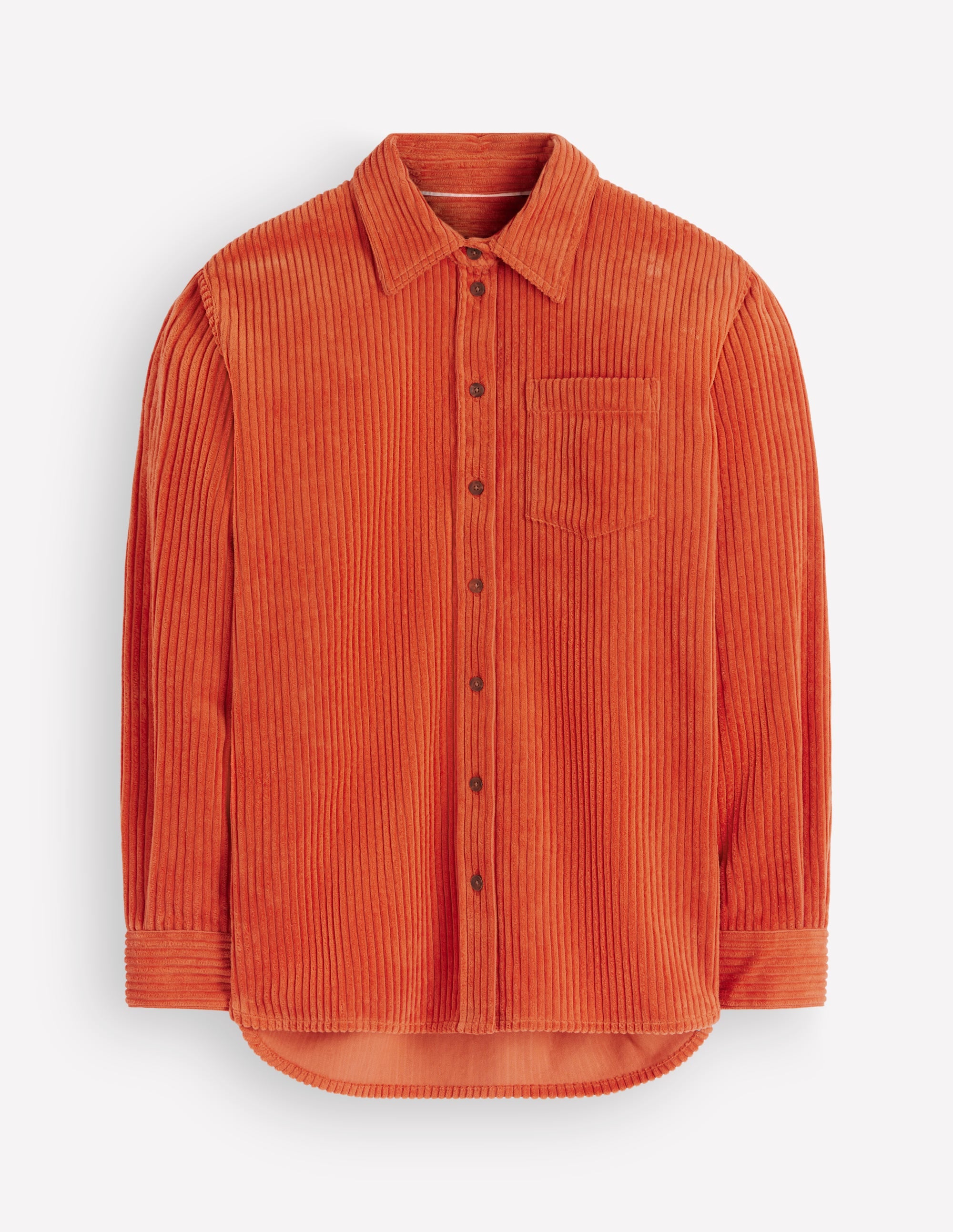 Chemise Sienna décontractée en velours côtelé-Gingembre - Image 6