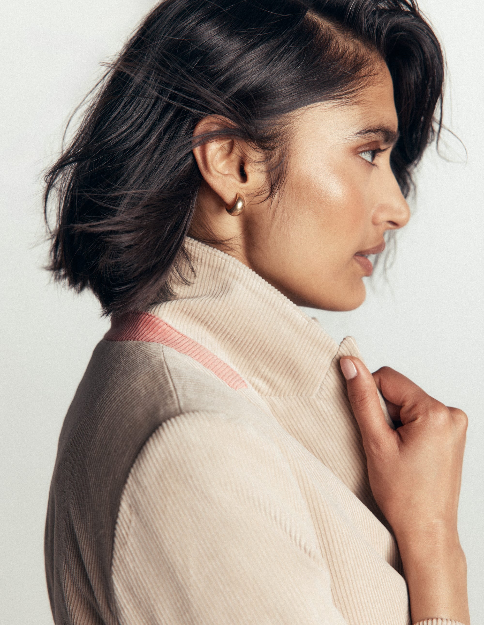 Blazer Stamford en velours côtelé-Crème - Image 7