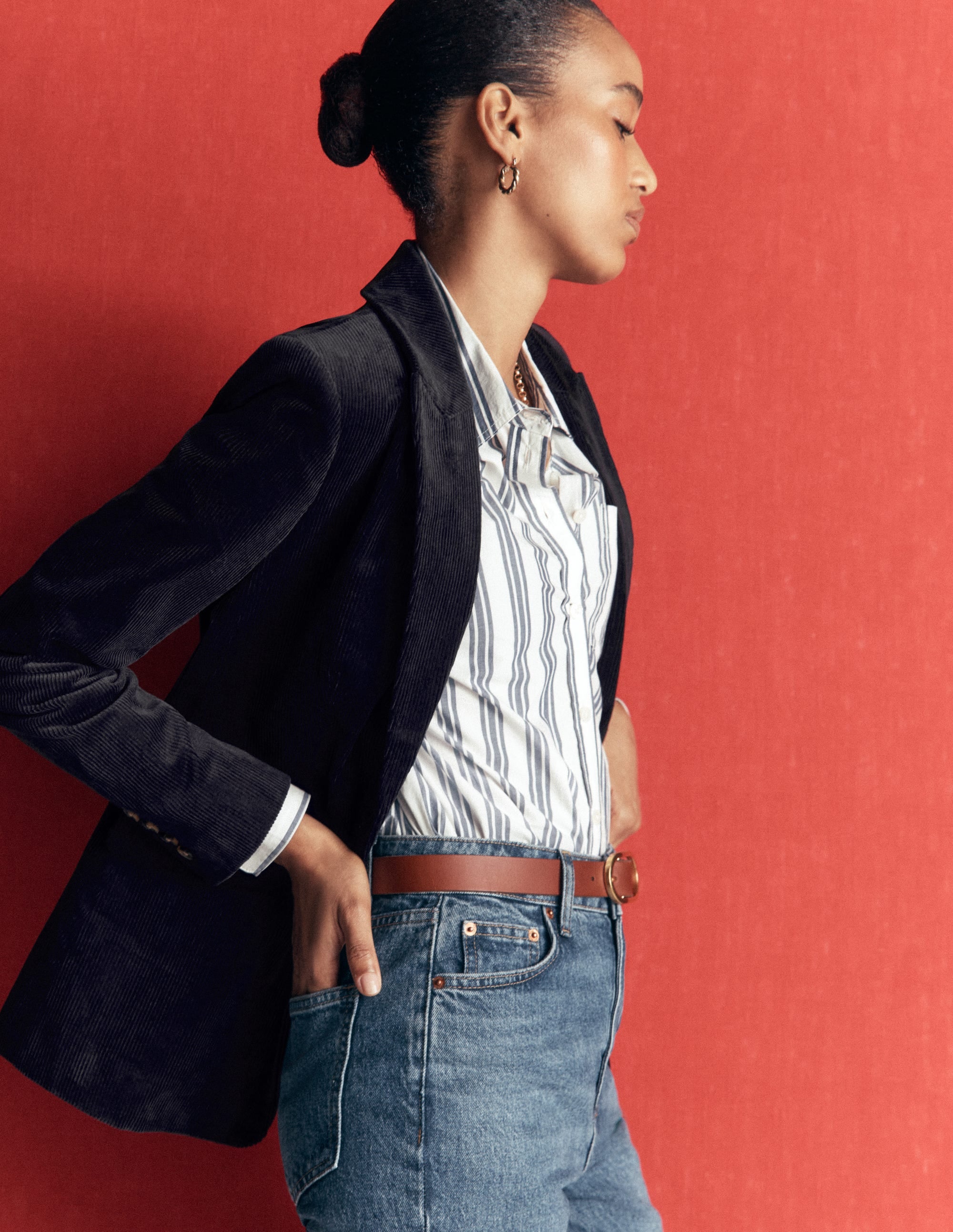Stamford Cordblazer-Marineblau - Image 5