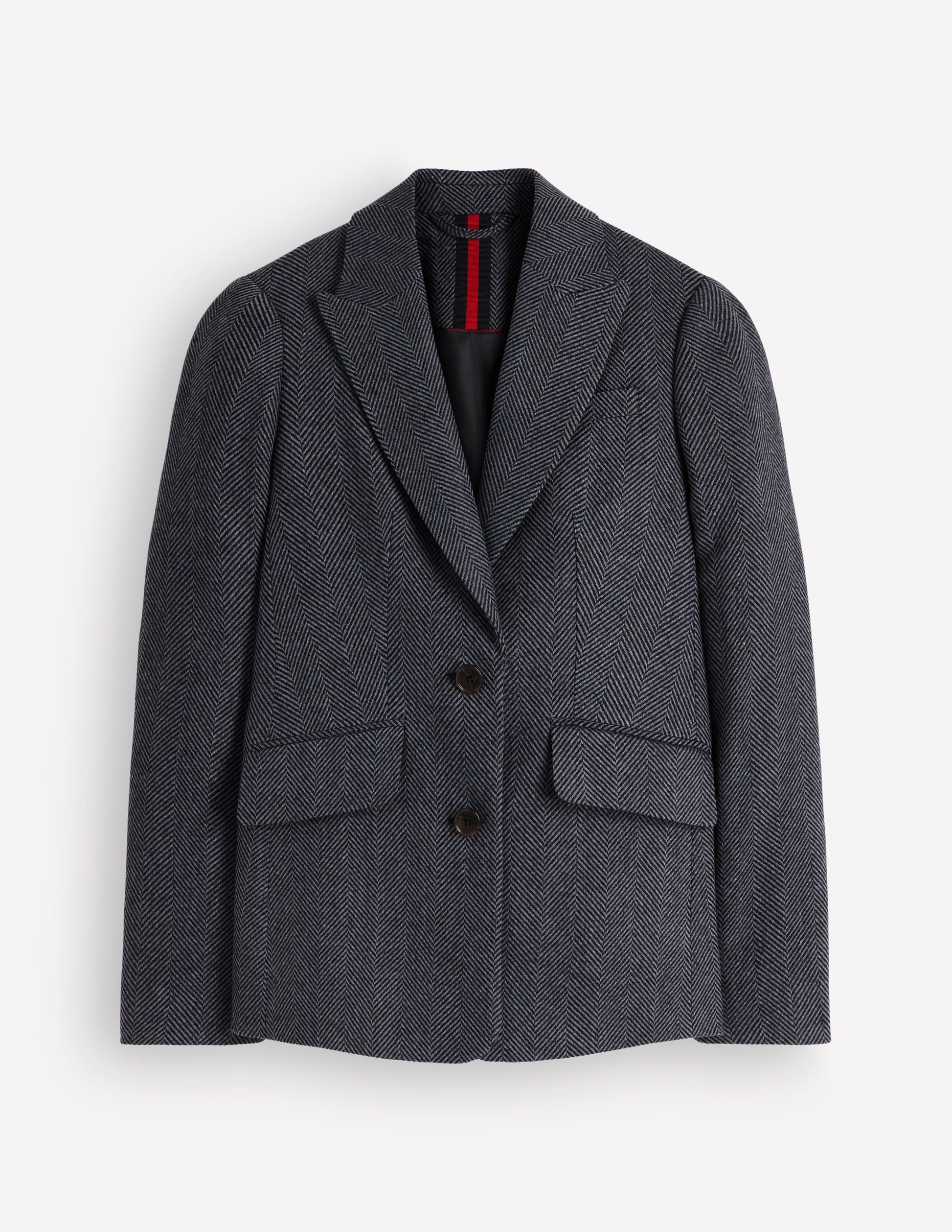Stamford Wollblazer-Blau und Marineblau Fischgrätmuster-7