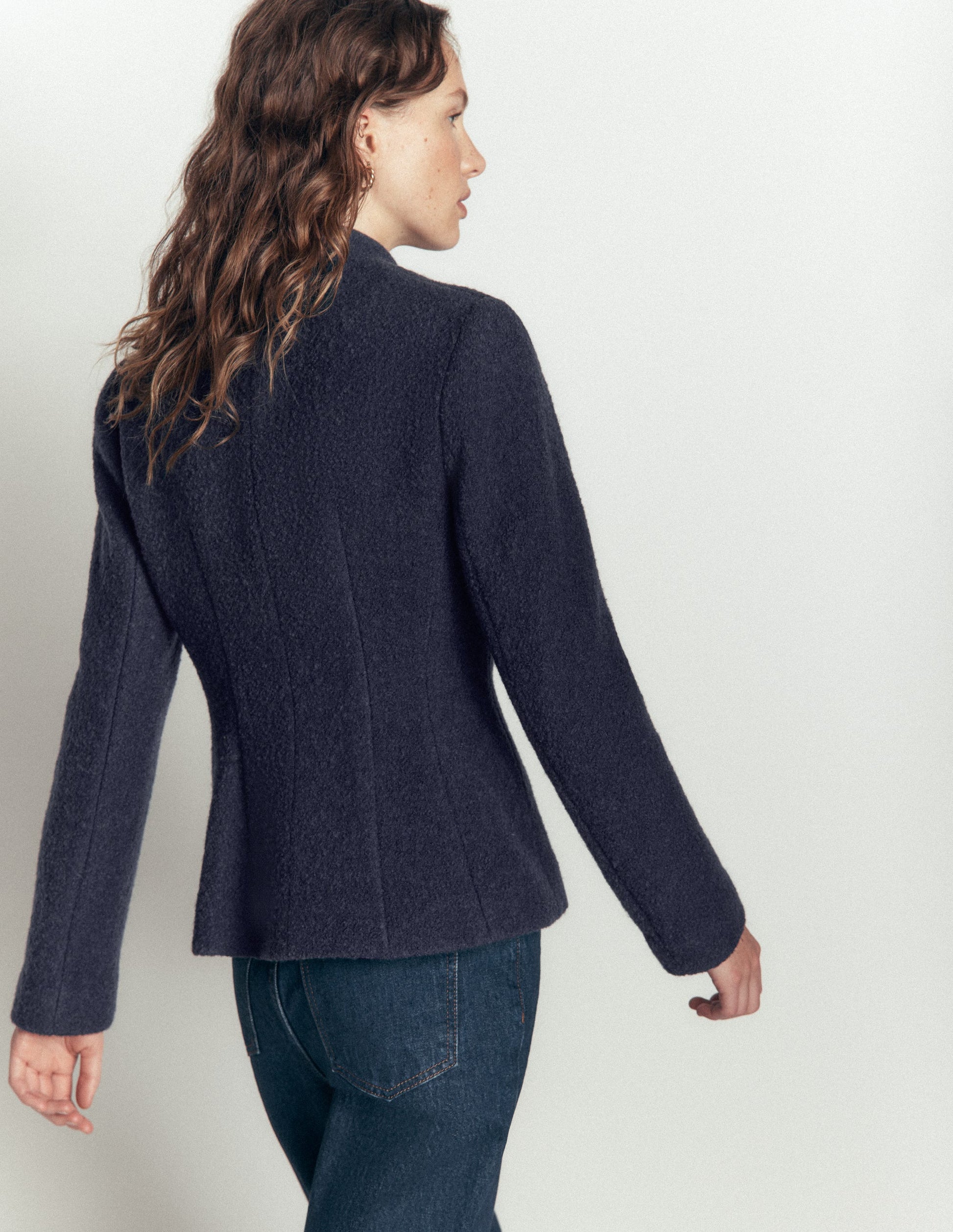 Hereford Boiled Wool Jacket-Navy-5