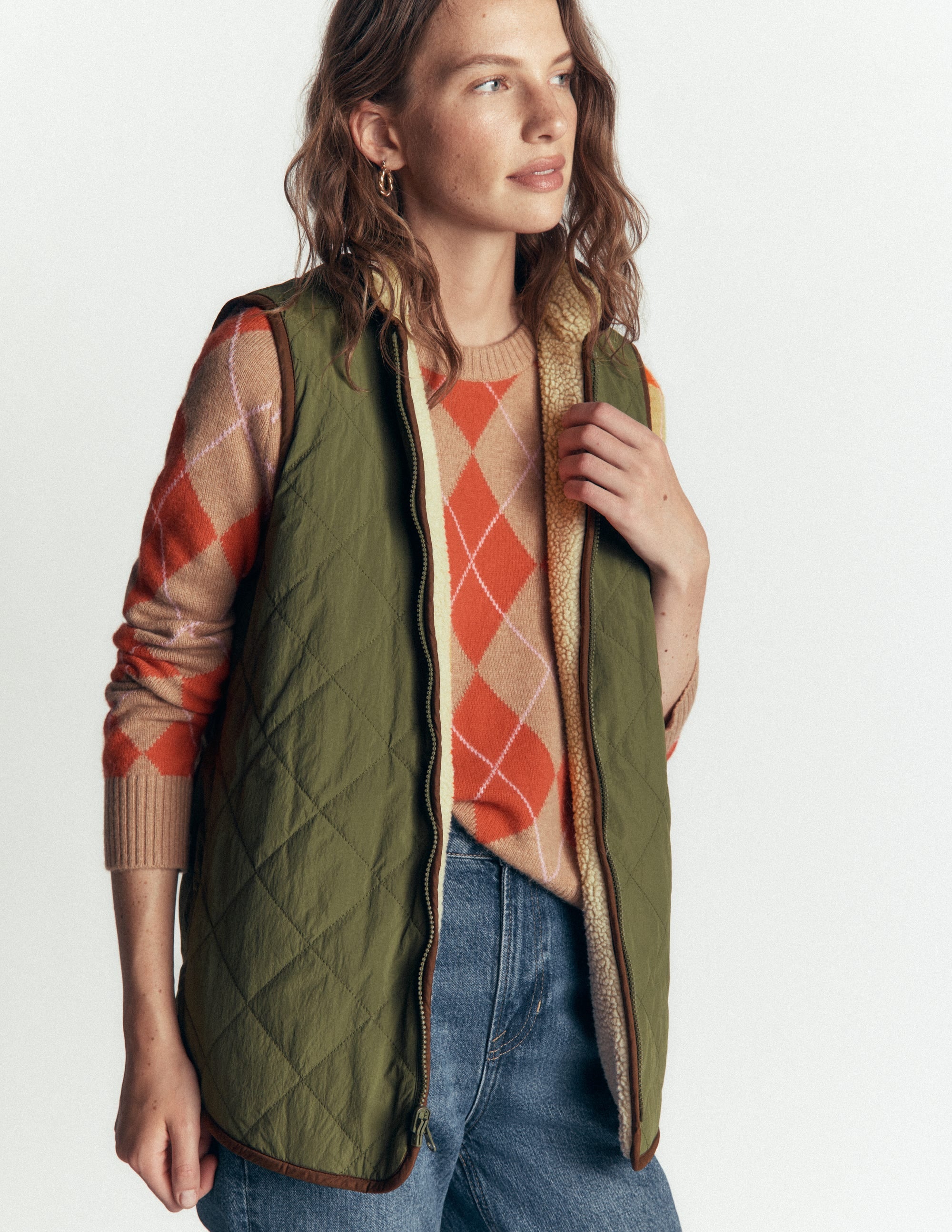 Gesteppter 4-in-1-Parka-Waldgrün - Image 7