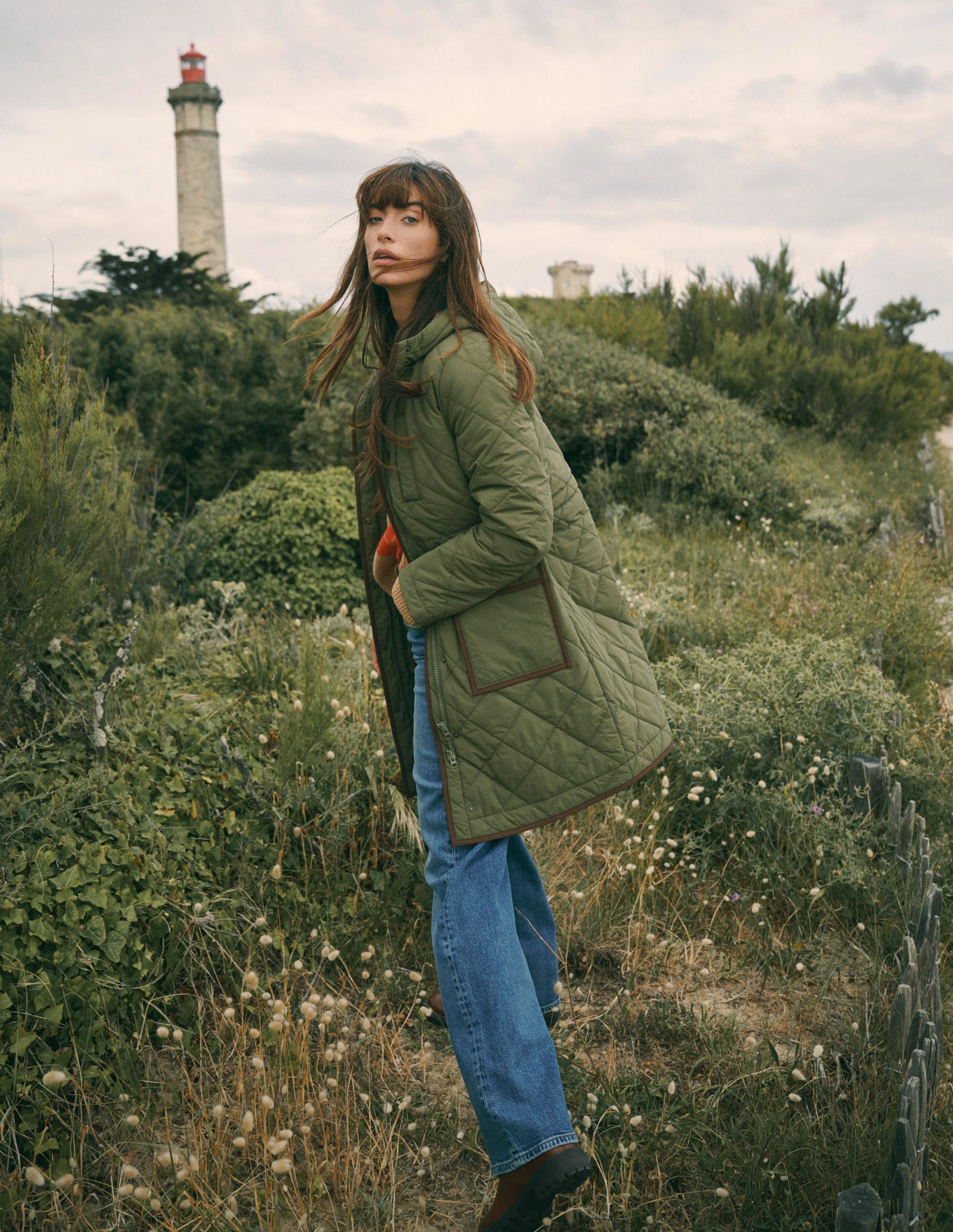 Gesteppter 4-in-1-Parka-Waldgrün - Image 1