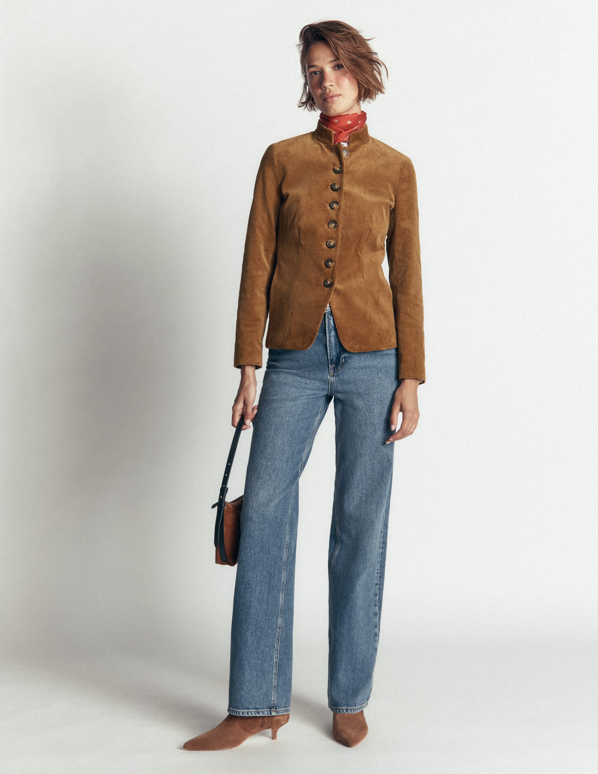 Hereford Cordjacke im Military-Stil-Lebkuchen - Image 4