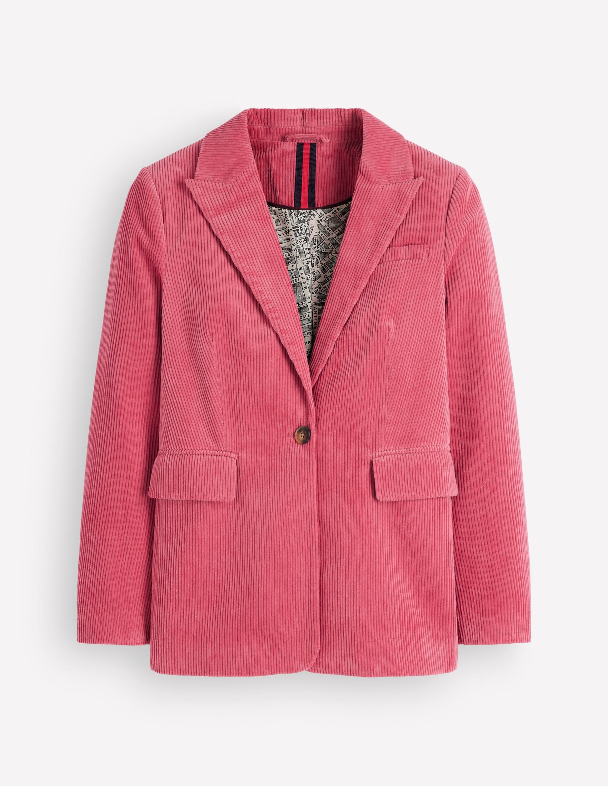 Woodbridge Cord-Blazer-Kirschrot-7