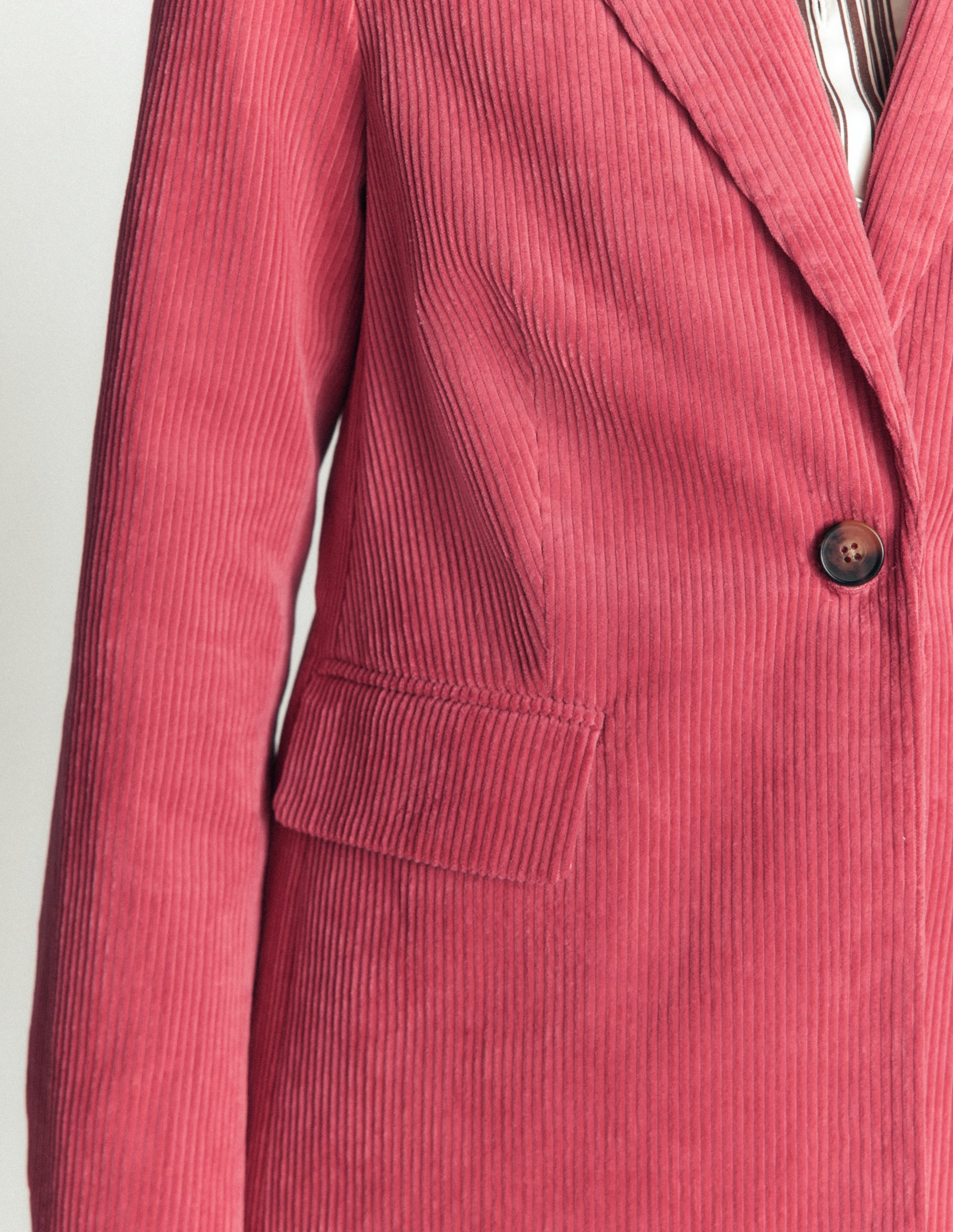Woodbridge Cord-Blazer-Kirschrot - Image 2