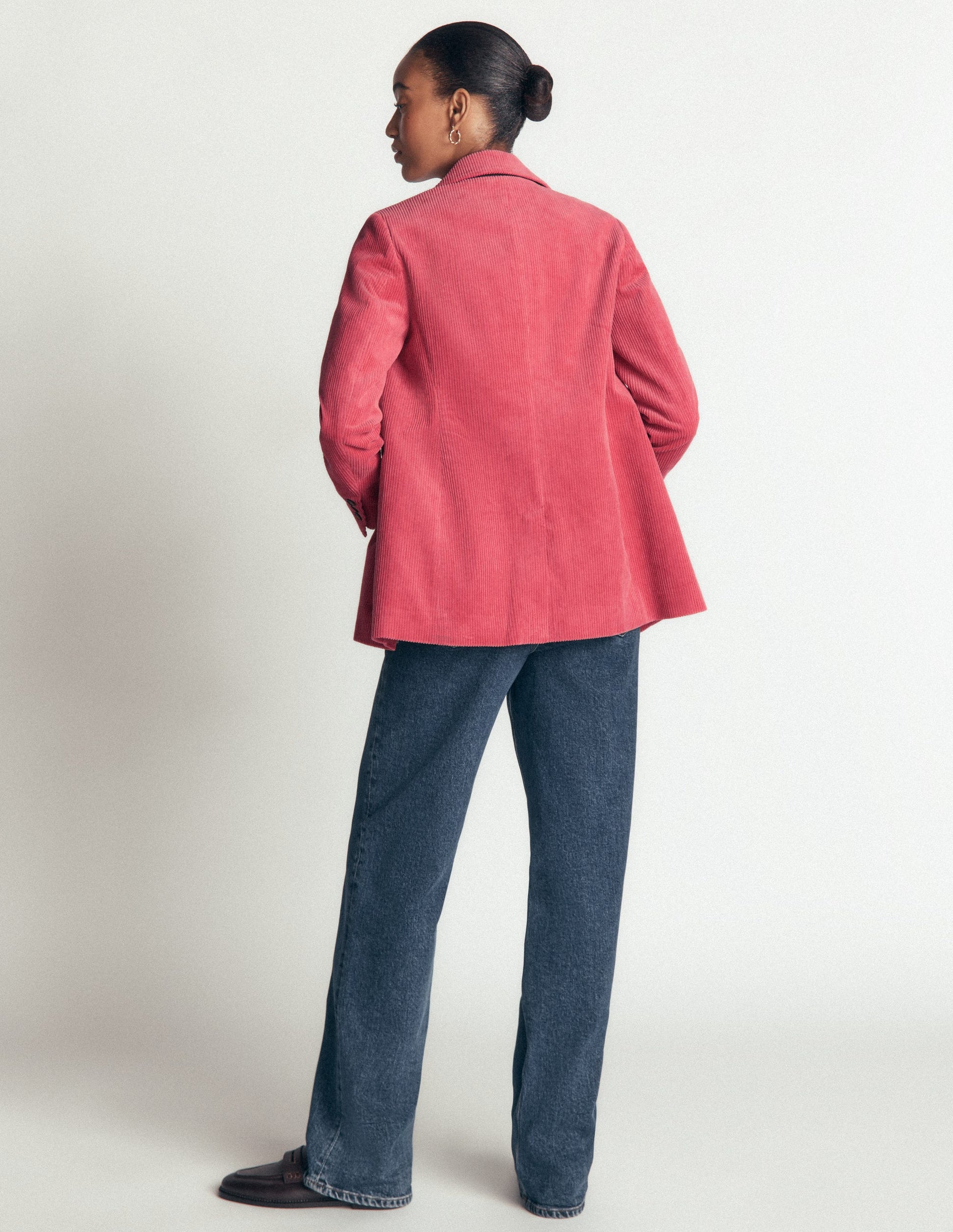 Woodbridge Cord-Blazer-Kirschrot-4