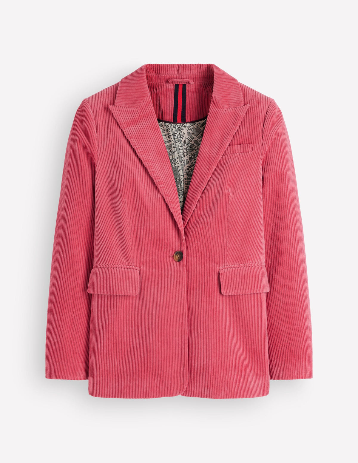 Woodbridge Cord Blazer-Cherry Blush - Image 7