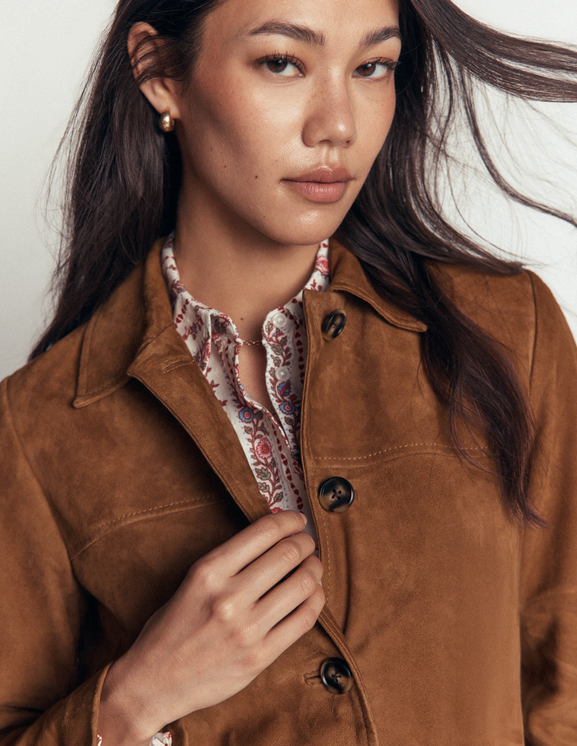 Fife Suede Chore Jacket-Tan - Image 3