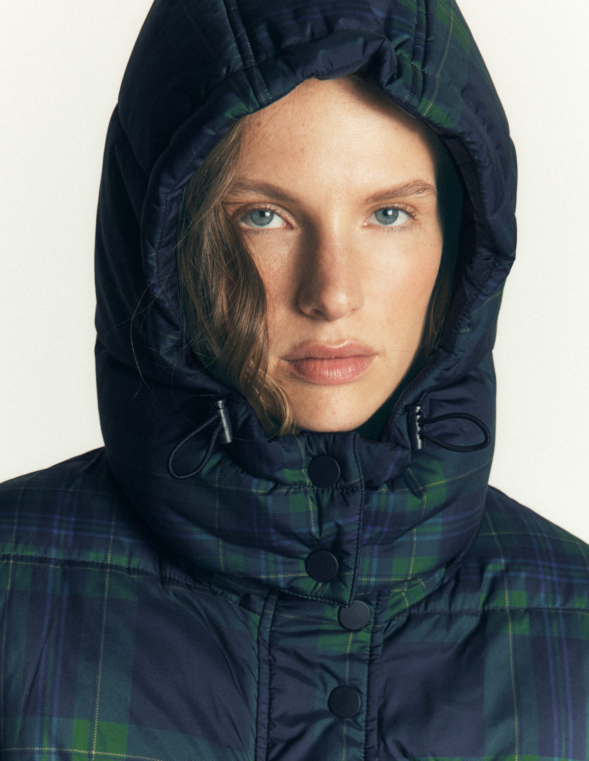 Long Raglan Padded Coat-Navy-7