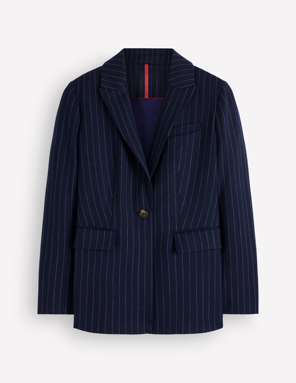 Woodbridge Blazer aus Wollmischgewebe-Navy, Nadelstreifen-8