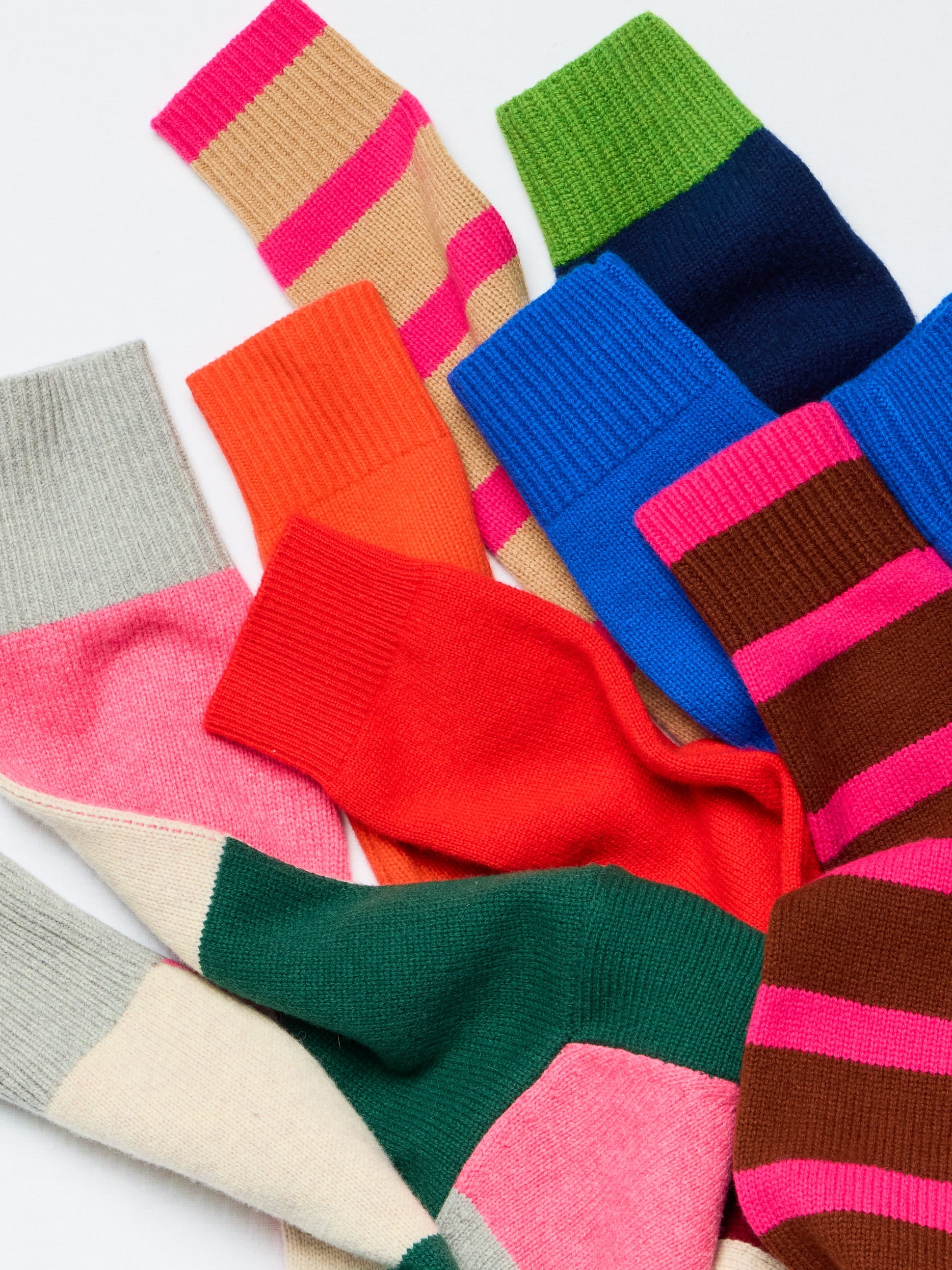 Marion Merino High Neck Jumper-Gladioli Orange-1