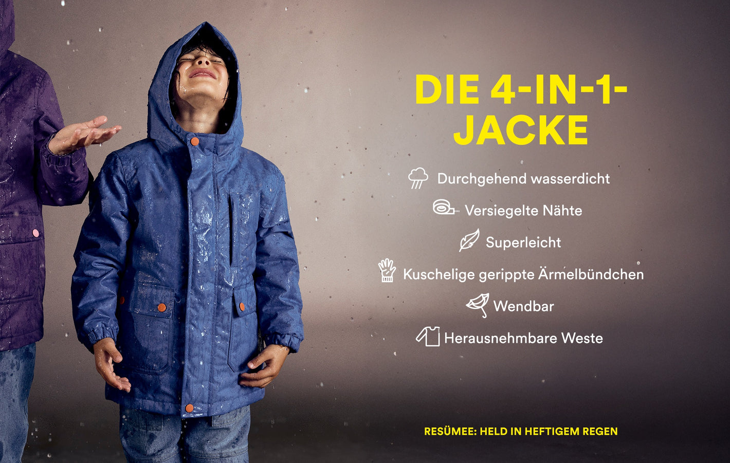 die 4 in 1 jacke anasehen
