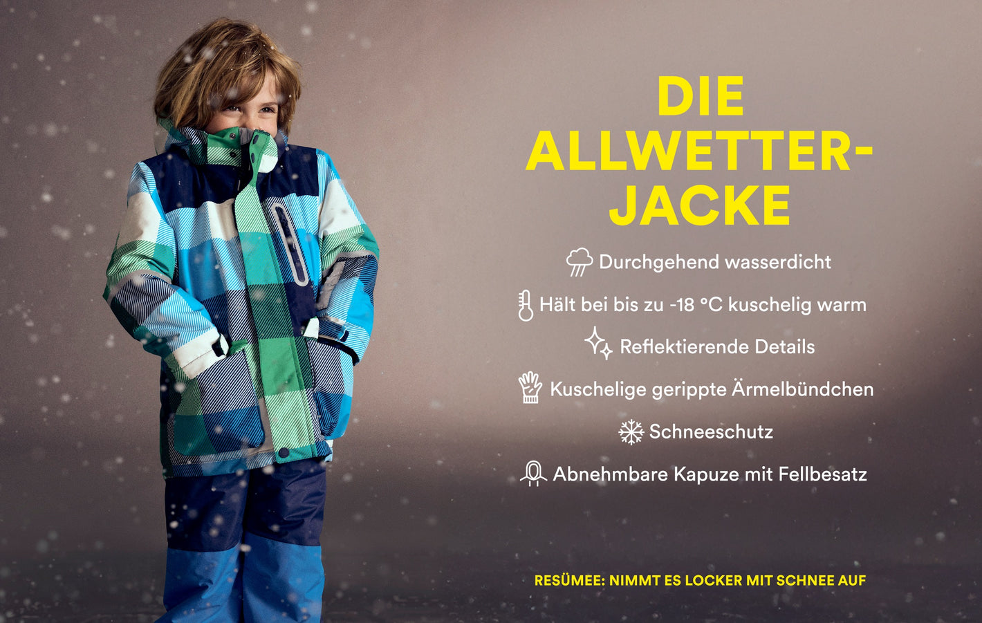 Wasserdichter Allwettermantel ansehen