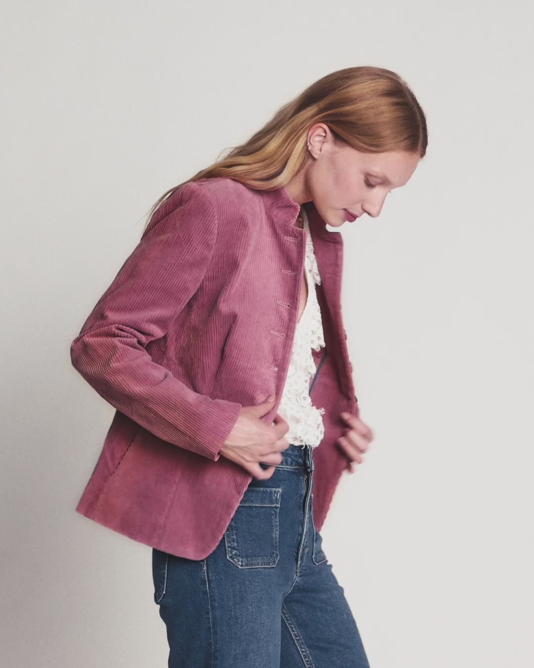 Hereford Cordjacke im Military-Stil