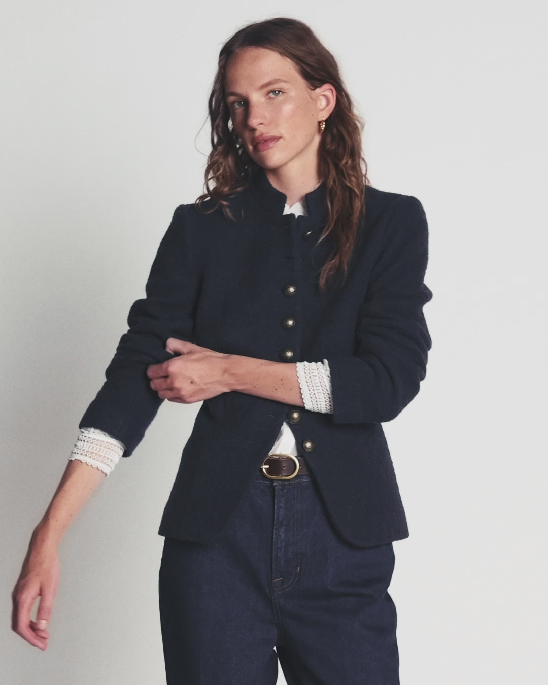 Hereford Jacke aus gekochter Wolle