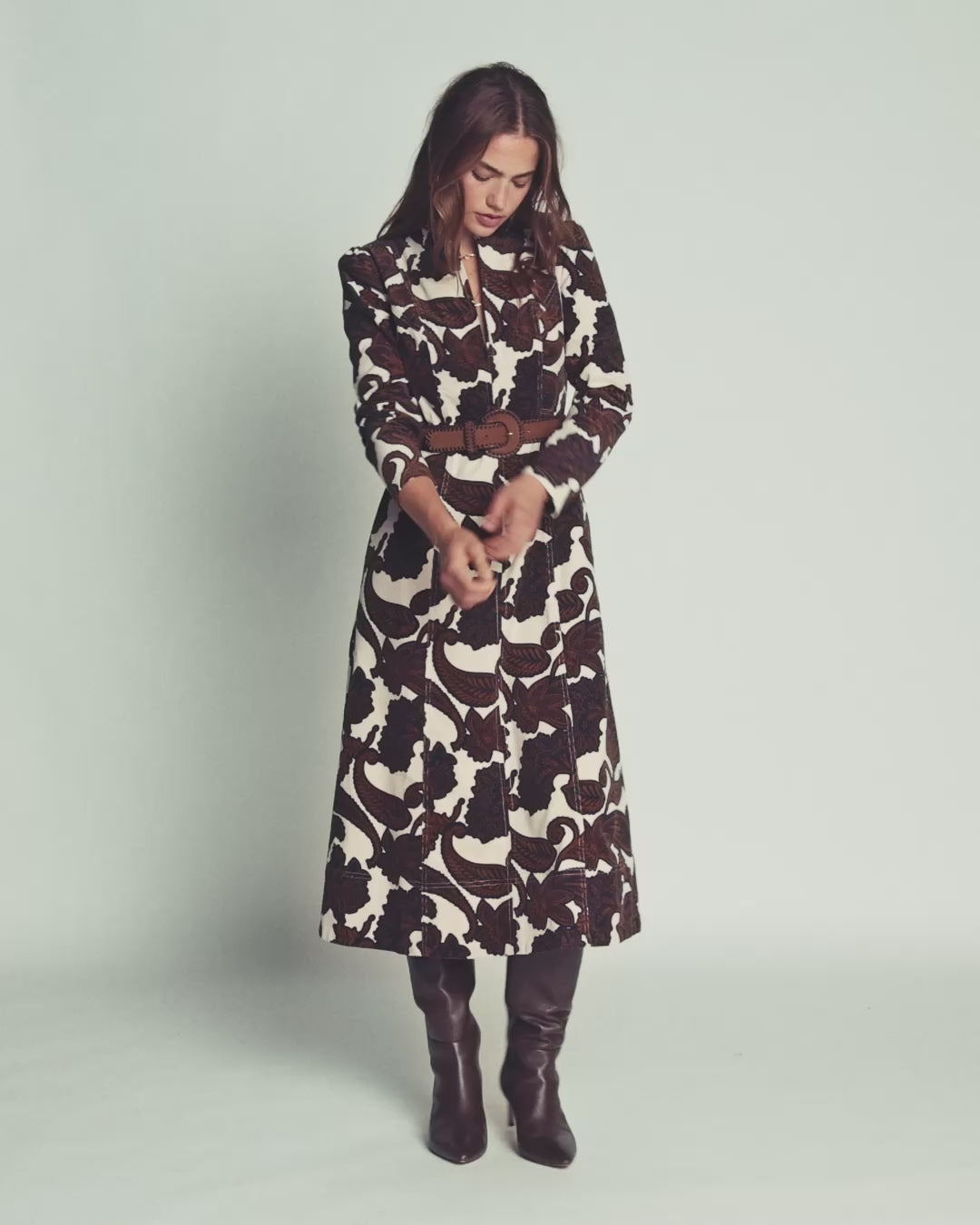 Una Cord-Midikleid