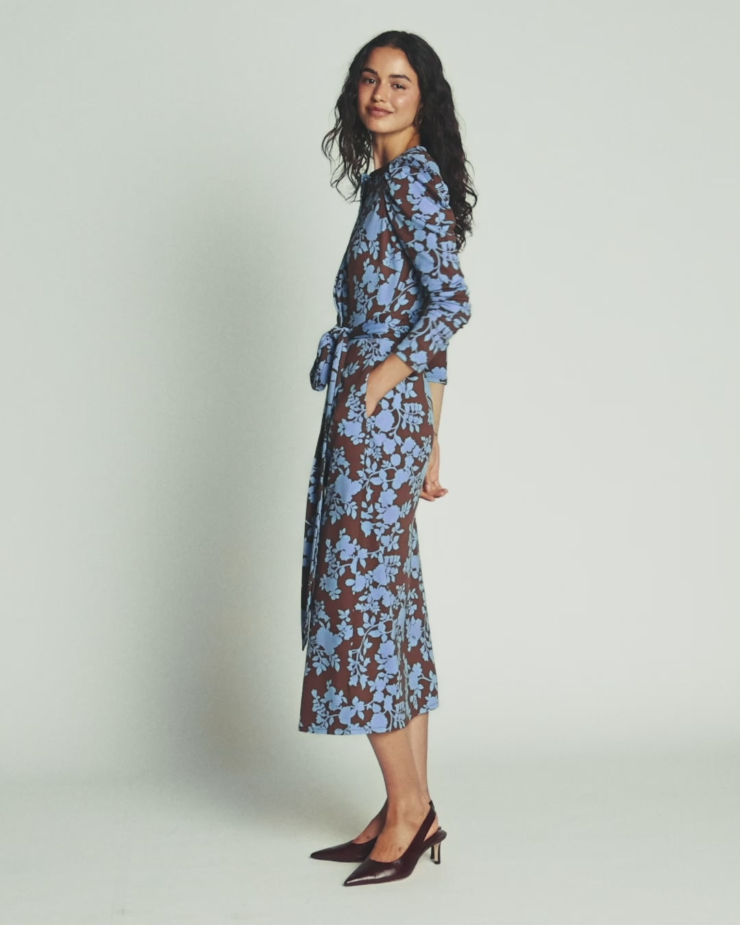 Honor Säulen-Midikleid aus Jersey