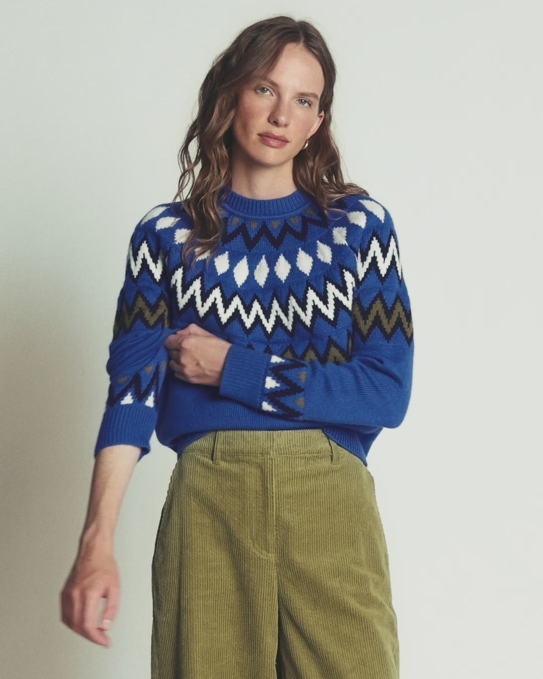 Mae Fair-Isle-Strickpullover