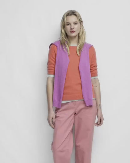 Eva Kaschmirpullover mit Rundhalsausschnitt-Seladonblau-3