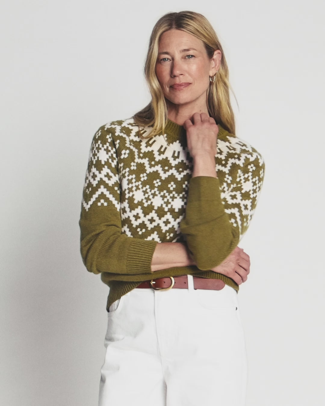 Mae Fair-Isle-Strickpullover