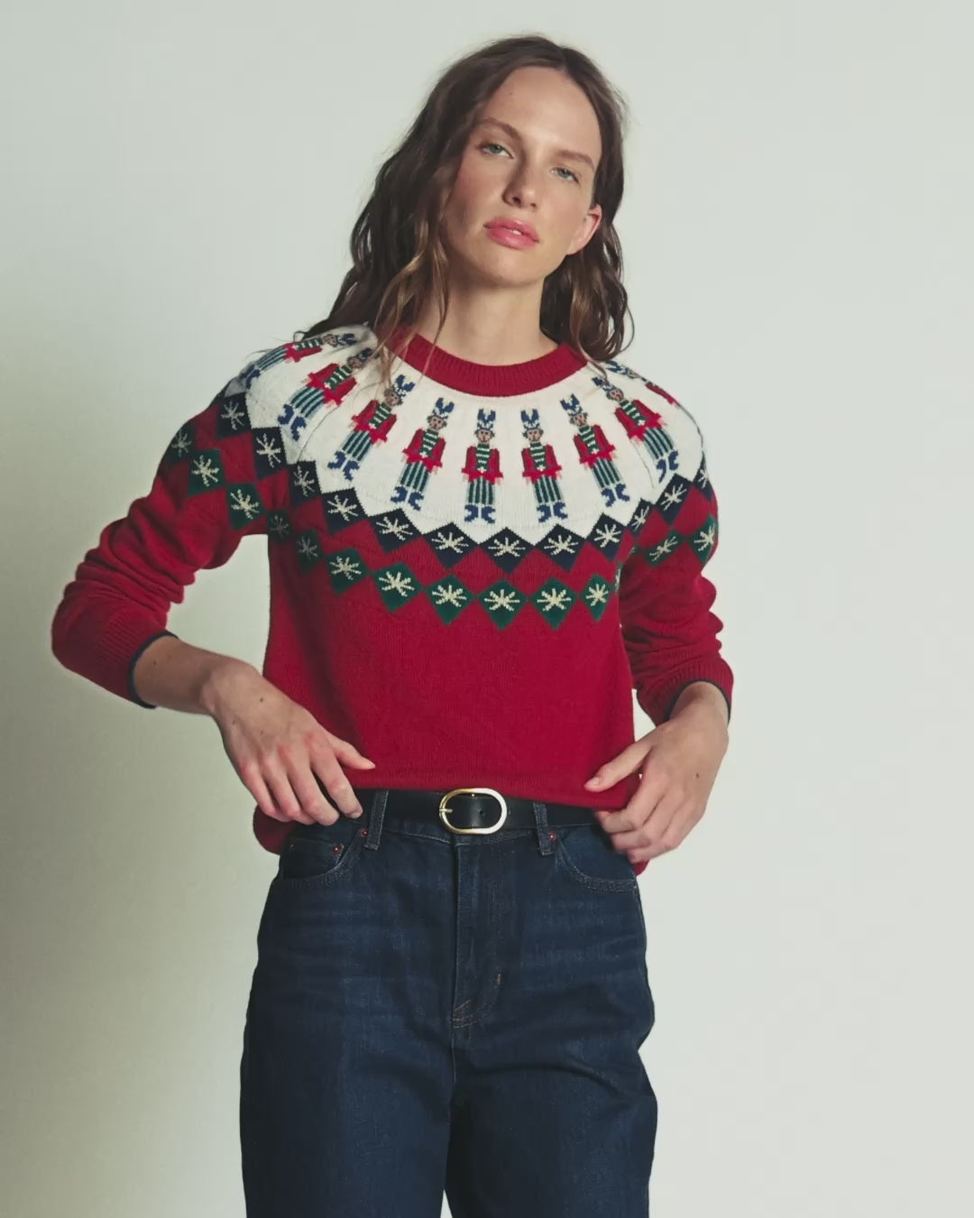 Edie Fair-Isle-Pullover